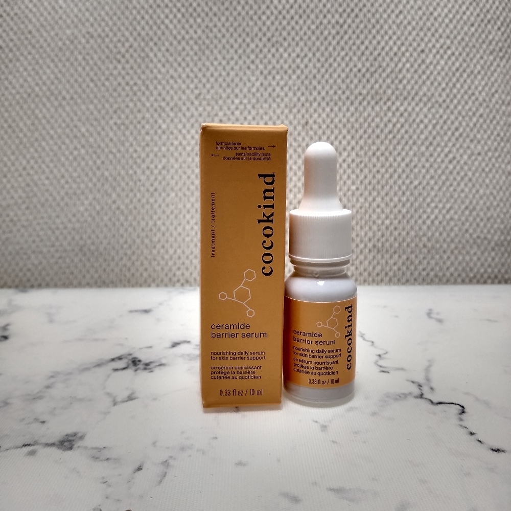 Cocokind Ceramide Organic Nourishing Barrier Serum 0.33 fl oz / 10ml Travel Size